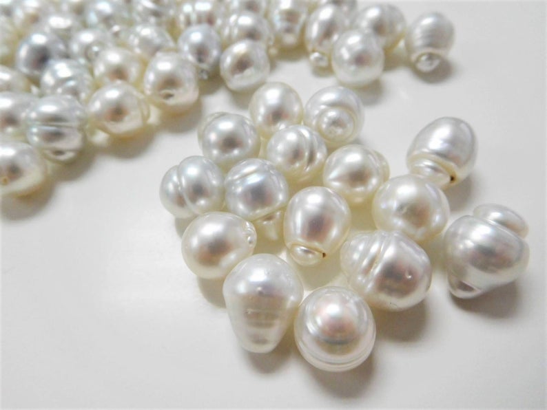 9-10mm White Circle Drop/Baroque Loose South Sea Pearls – Continental Pearl  Loose Pearl, Pearl Necklaces & Jewelry